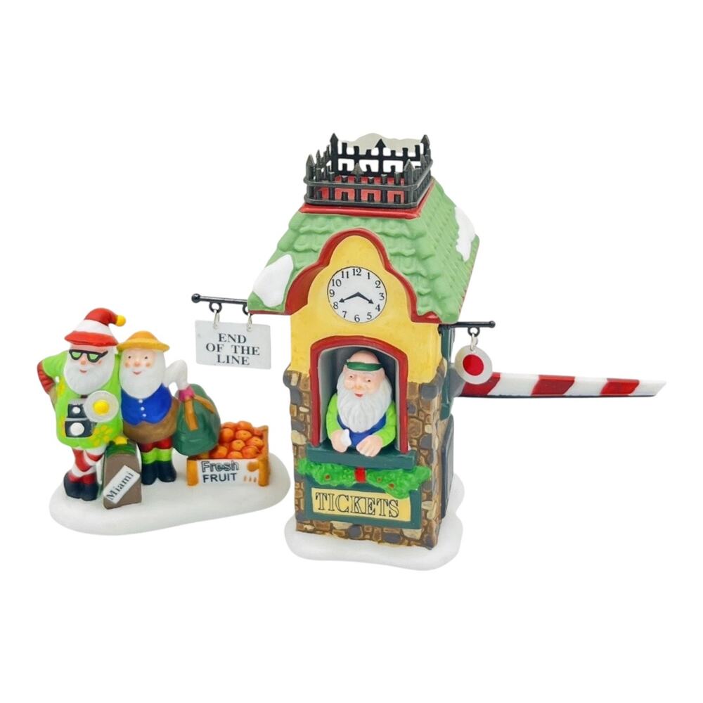 Vintage 1996 Dept 56. “End of the Line” North Pole Series #56370 Retired